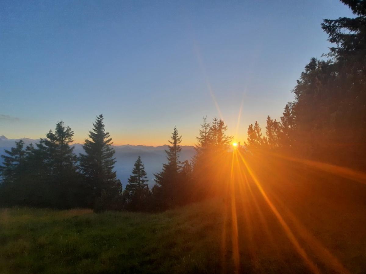 Sonnenuntergang Muttersberg